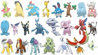 Todos los Pokemon de la 2da Generación 152251 Pokemon [upl. by Marv]