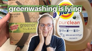 WHAT IS GREENWASHING and how to spot greenwashing for yourself how to avoid greenwashing [upl. by Eittap152]