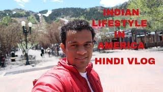 LIFESTYLE OF INDIAN J1 VISA INTERN IN AMERICA HINDI VLOG [upl. by Joses]