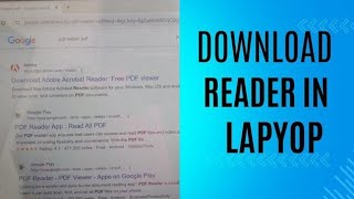 How To Download Adobe Reader on Windows 10  laptop me Adobe Reader Download amp Install kaise kare [upl. by Lyrrad]