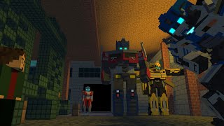 Transformers Rise of the Beasts Mirage lets Noah sell him  Minecraft animation [upl. by Aseel]