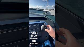 Parking a £475000 Motorboat using just a Joystick Twin V8 Engines… fairline yachts power [upl. by Guildroy]