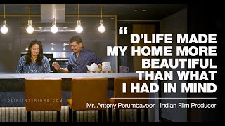 Home Interior Design of Mr Antony Perumbavoor Indian Film Producer Done by DLIFE Home Interiors [upl. by Enitsirt]