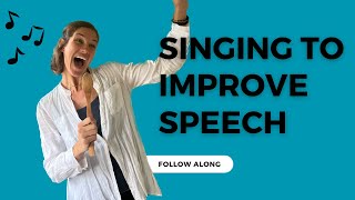 Follow Along Singing for Speech Therapy Aphasia Parkinsons Apraxia of Speech [upl. by Airan761]