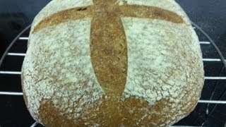 PAN DE MASA MADRE DE CENTENO CON HARINA INTEGRAL DE ESPELTA [upl. by Alilak4]