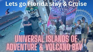 Florida Fun Family Holiday  Universal islands of adventure amp Volcano Bay universalorlando [upl. by Pru606]