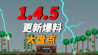 泰拉瑞亚145版本最新更新爆料大盘点！【A教授泰拉瑞亚】 [upl. by Malchus]