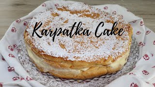 Traditional Karpatka Cake  Traditional Polish Cake  CreamFilled Polish Cake [upl. by Tori]