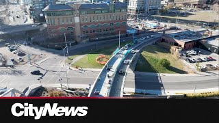 Many Calgarians frustrated over lane closures near downtown core [upl. by Mirth]