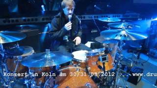 udo lindenberg Konzert Köln 2012 Teil 1  Bertram Engel  wwwdrumxoundde [upl. by Nedyarb337]