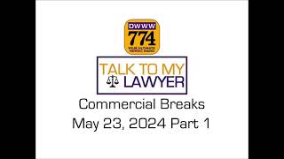 Talk to My Lawyer Commercial Breaks May 23 2024 Part 1 [upl. by Shelia]