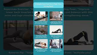 6 Exercises to Strengthen Your Back and Improve Posture [upl. by Suzzy]