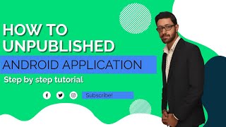 how to unpublish app from google play developer console [upl. by Anaud671]