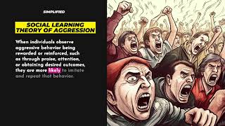 Social Learning Theory of Aggression simplified psychology sociology [upl. by Tye]