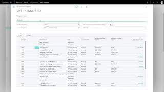 VAT Statement  Microsoft Dynamics 365 Business Central [upl. by Reteip]