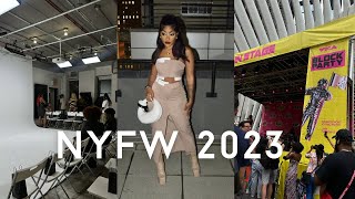 I MODELED AT NEW YORK FASHION WEEK 2023  VMAs BLOCK PARTY  DAY PARTY IN BROOKLYN NYC  Vlog 38 [upl. by Cindy]