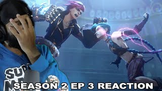 I CANT WATCH  ARCANE SEASON 2 EPISODE 3 REACTION [upl. by Asaret694]