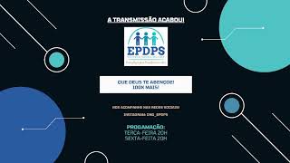 Transmissão da programação Web EPDPS ong [upl. by Branen271]