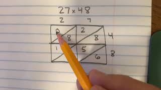 Multiplication by Lattice Method  Part 2  Maths  Std 3  kidzocean [upl. by Sami]