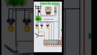 6 Way MCB Box Connection House wiring conection shorts electric youtubeshorts electrician [upl. by Schargel125]