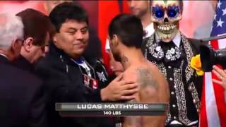 Danny Garcia vs Lucas Matthysse Full Weigh In [upl. by Gibrian]