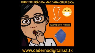 Substituíção Máscara Cirúrgica pela PFF1 [upl. by Dlnaod]