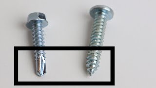 Selftapping vs Selfdrilling Screws [upl. by Marfe]