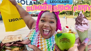 Legoland Summer Brick Party  Tasting New Summer Treats at Legoland Florida [upl. by Brigg]