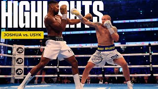 Oleksandr Usyk vs Anthony Joshua 1 FIGHT HIGHLIGHTS [upl. by Enerehs]