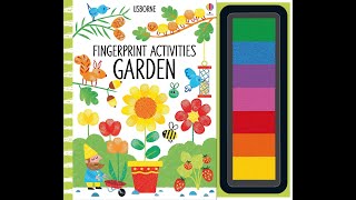 Fingerprint activities Garden  Usborne [upl. by Leeann145]