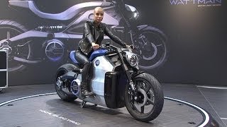 La moto électrique la plus puissante dévoilée au salon du deuxroues  0412 [upl. by Ninerb7]