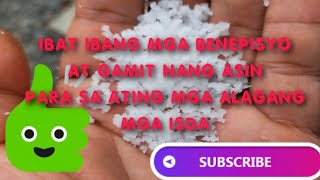 Mga benepisyo at gamit nang Asin para sa ating mga alagang isdaRevealed Table salt vs Epsom salt [upl. by Calhoun]