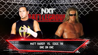 WWE 2K24  Matt Hardy Vs Edge  NXT Battleground [upl. by Onihc]