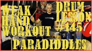 Paradiddle Drum FillExercise  Drum Lesson 144 [upl. by Finley417]