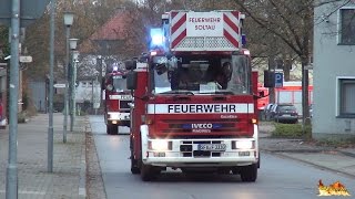 Großbrand bei felto Filzwelt in Soltau  Hauptübung Einsatzfahrten Feuerwehr Soltau  DRK [upl. by Iey]