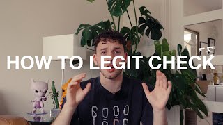 HOW TO LEGIT CHECK FOR BEGINNERS [upl. by Filipe]