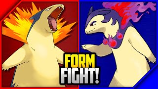 Typhlosion • Johto vs Hisuian  Pokemon ScarletViolet Form Fight [upl. by Ethyl]