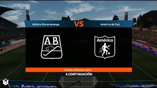 Atletico Bucaramanga vs América de Cali ● Copa Colombia 2024 ● Pes 2021 [upl. by Appleton]