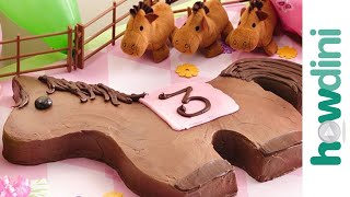 Birthday Cake Ideas How to Make a Pony Birthday Cake [upl. by Darton]