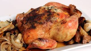 Whole Roast Chicken Recipe  Laura Vitale  Laura in the Kitchen Episode 302 [upl. by Greenes]