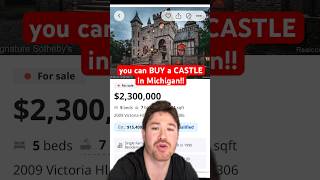 You can BUY a castle in Michigan castle realestate tourism [upl. by Nordin]