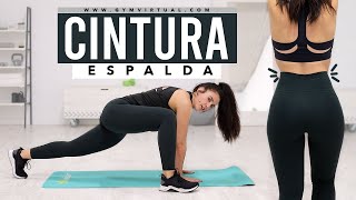 ABDOMEN CINTURA Y ESPALDA  15 MINUTOS [upl. by Pietrek]