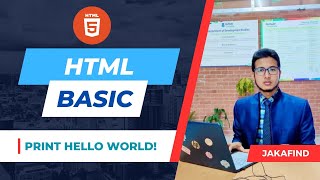 HTML Basic and Print Hello World [upl. by Dorinda]