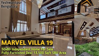 Marvel Villa 50x80  Independent Luxury Home For Sale Yeshwantpur Bengaluru [upl. by Kannan]