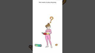 Mom wants to play pingpong shorts ytshorts gaming gameplay explore exam [upl. by Clothilde]