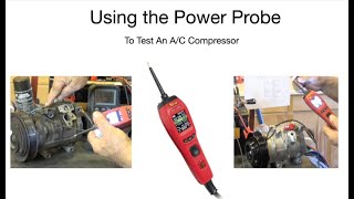 Using a Power Probe to test an AC Compressor [upl. by Luana]