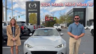 2024 Mazda MX5 Miata RF Walkaround  Features amp Specs Unveiled  For Sale in Louisville KY [upl. by Myrvyn]