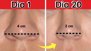COMO REDUCIR Y AFINAR LA NARIZ EN CASA  EL MEJOR EJERCICIO PARA AFINAR NARIZ EN 20 DÍAS [upl. by Sancha173]