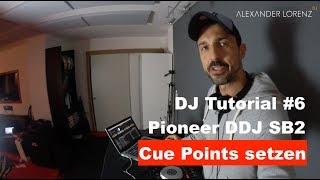 DJ Tutorial 6  Pioneer DDJ SB2  Cue Pionts setzen [upl. by Juliano]