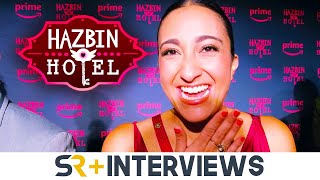 Krystina Alabado Talks Hazbin Hotel On The Red Carpet [upl. by Stanly]